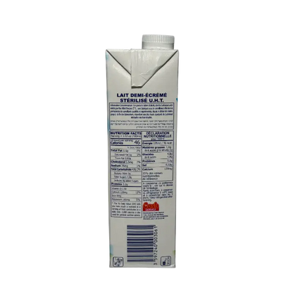 Lait Stérilisé UHT Demi‑Écrémé 1.5% – Semi‑Skimmed Milk (1 L)