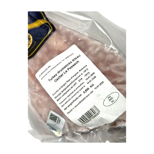 Turkey Drumsticks KM4U – Cacher Le Pessach (0.806 kg)