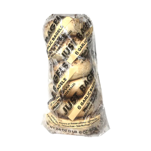 Just Bagels – 6 Garlic Bagels (680 g)