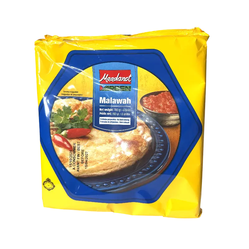 Maadanot Yarden Malawach – Frozen Yemenite Flatbread (700 g, 6 units)