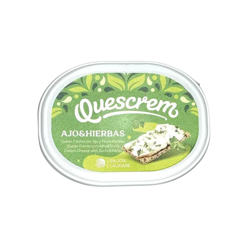Quescrem Garlic & Herbs Cream Cheese Spread 150g