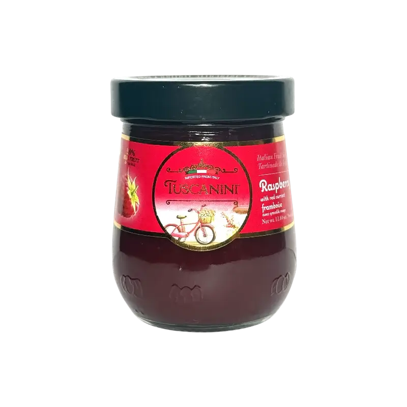 Tuscanini Raspberry Jam with Red Currant 340g