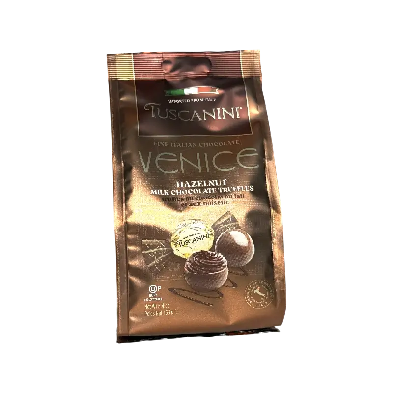 Tuscanini Venice Hazelnut Milk Chocolate Truffles 153g