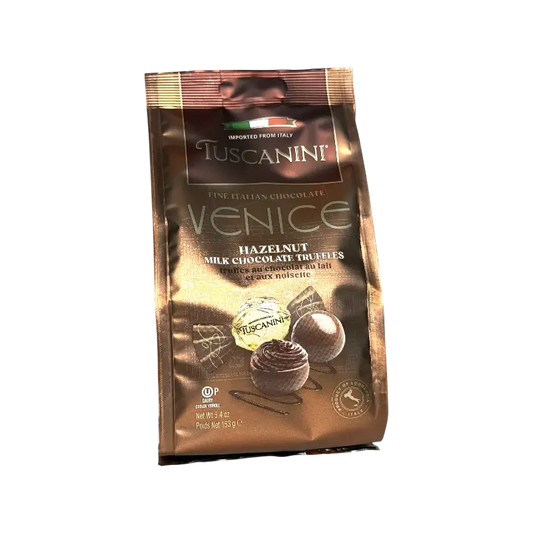 Tuscanini Venice Hazelnut Milk Chocolate Truffles 153g