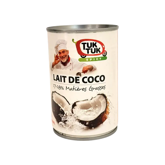 Coconut Milk 17–18% Fat – 400g (Tuk Tuk Spicy)