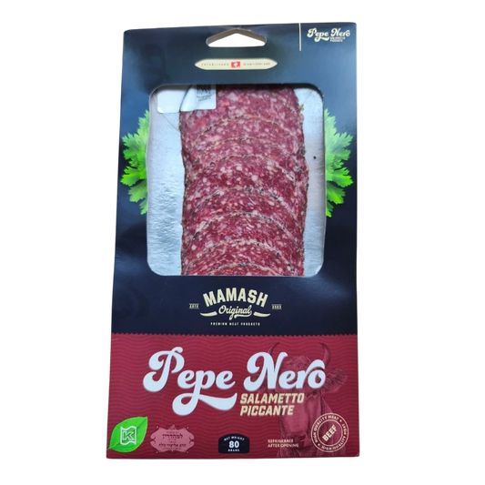 Mamash Original Pepe Nero Piccante Острая копчёная говяжья салями – 80 г