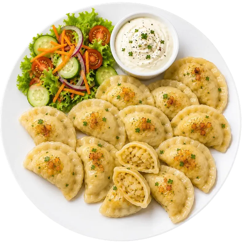 Potato & Sauerkraut Dumplings