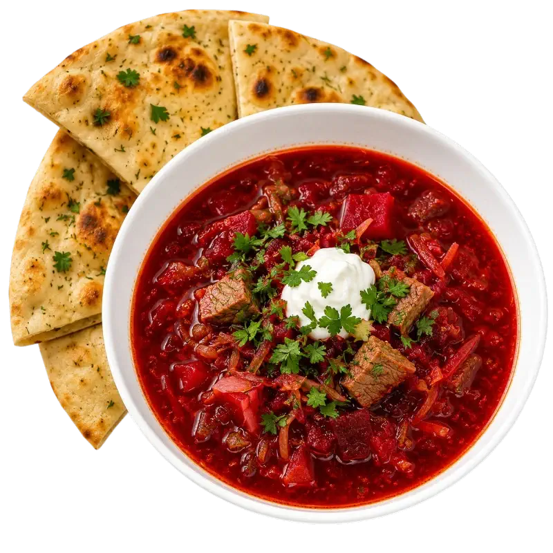 Red Beet Soup Borscht