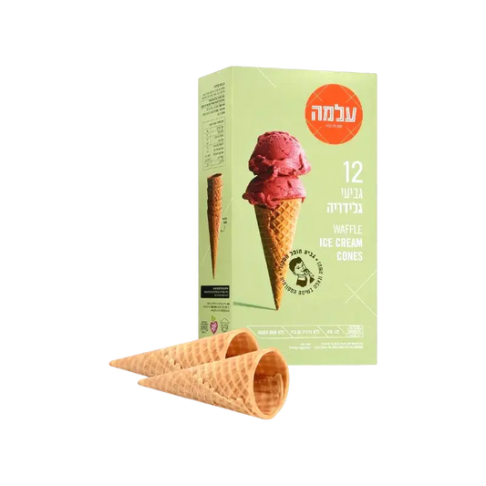 Waffle Ice Cream Cones – 12 pcs (Alma)
