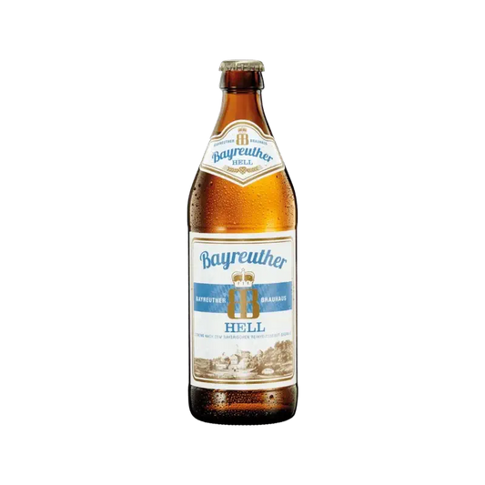 Bayreuther Hell Lager Beer 500 ml (Germany)