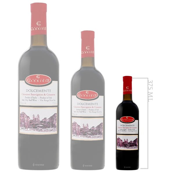 Dolcemente Red Sweet Wine 375ml Kosher Italian