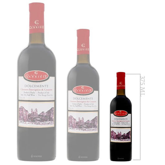 Dolcemente Red Sweet Wine 375ml Kosher Italian