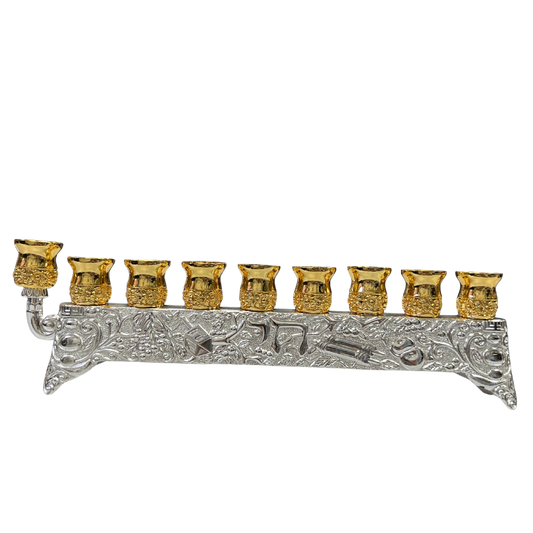Chanukiah “Gold symbols”