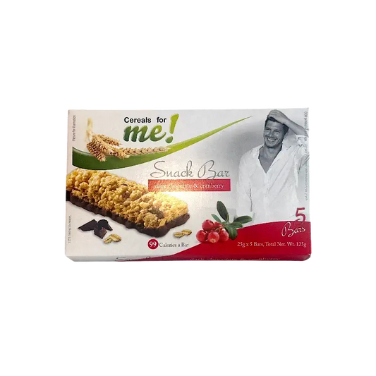 Cereals for me! Muesli Bar with Cranberry (5×25 g)