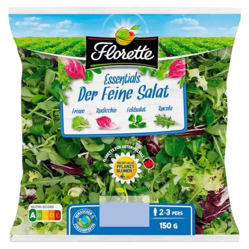 Fresh Lamb’s Lettuce — Feldsalat mild‑nussig (Florette) 100g