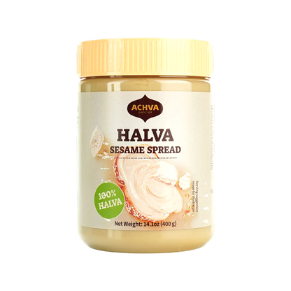 Achva Halva Sesame Spread – Classic Halva Spread (400 g / 14.1 oz)
