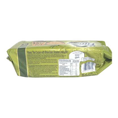 Fitness Thin Whole Grain Crackers – Rosemary & Garlic