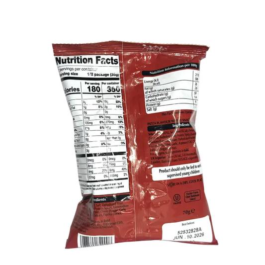 Osem Bissli Pizza – Flavored Wheat Snacks