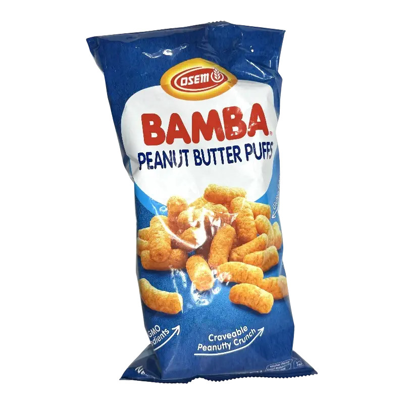 Osem Bamba Peanut Butter Puffs – Peanut & Corn Snack