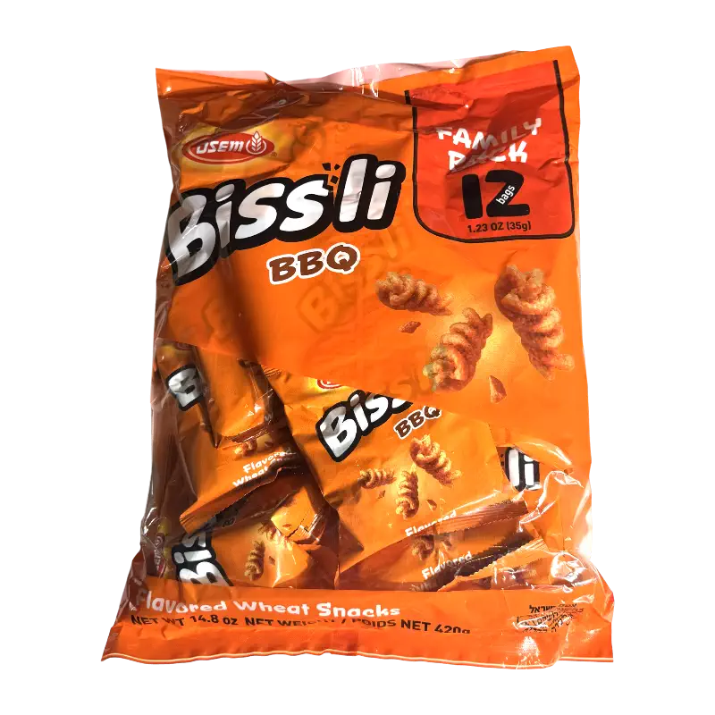 Osem Bissli BBQ Family Pack – BBQ Flavored Wheat Snacks