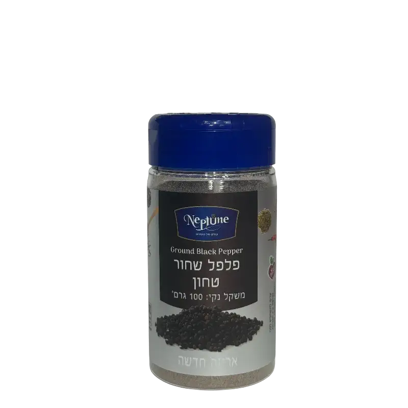Neptune Ground Black Pepper 100g – Freshly Ground Black Pepper Seasoning