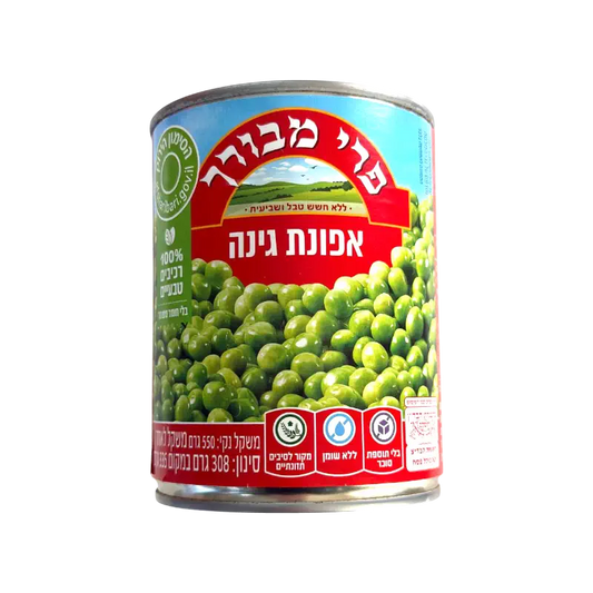 Pri Mevorah Green Peas Canned Vegetables