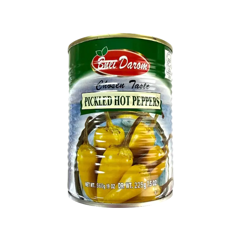 Bnei Darom Pickled Hot Peppers Canned Vegetables