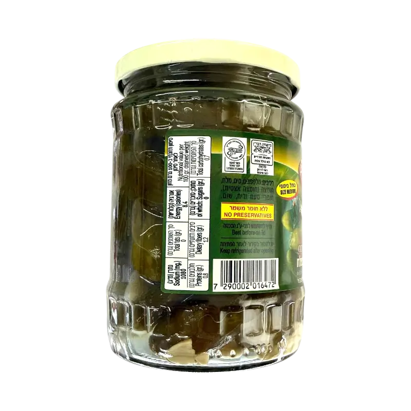 Bnei Darom Cucumbers in Brine Medium Size Pickles