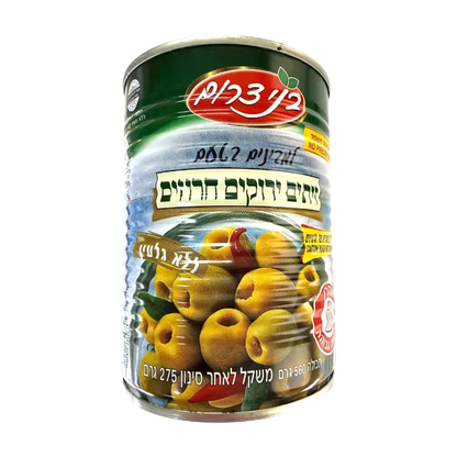 Bnei Darom Green Pitted Olives