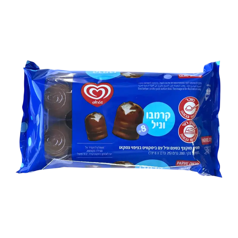 Krembo Vanilla – Chocolate Coated Whipped Snack