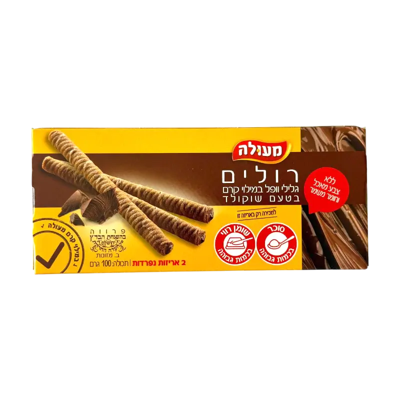 Manah Rolim Chocolate Wafer Rolls