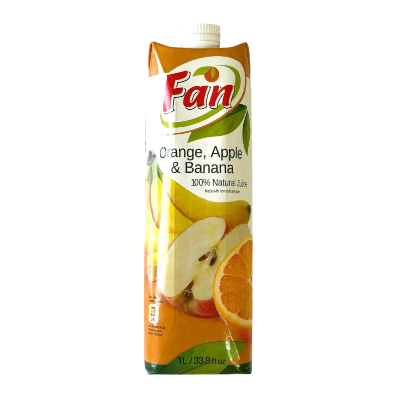 Fan Orange, Apple & Banana Juice