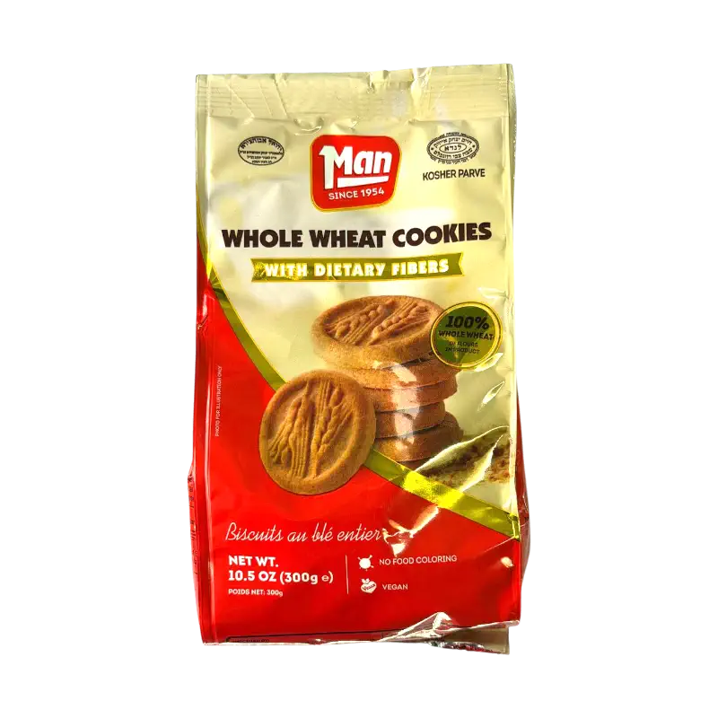 Man Whole Wheat Cookies with Dietary Fibers