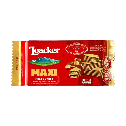 Loacker Maxi Hazelnut Wafer Cookies (Parve)