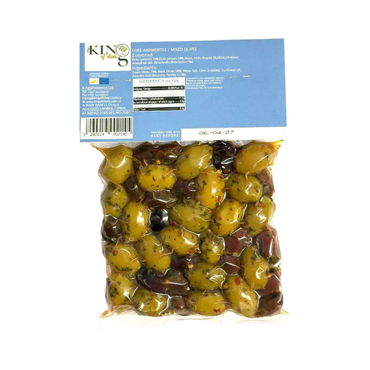 The King of Olives – Marinated Mixed Olives