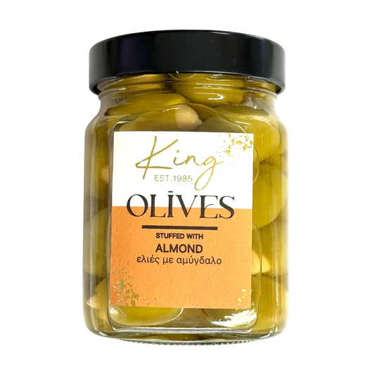 The King of Olives – Green Olives Stuffed with Almond
