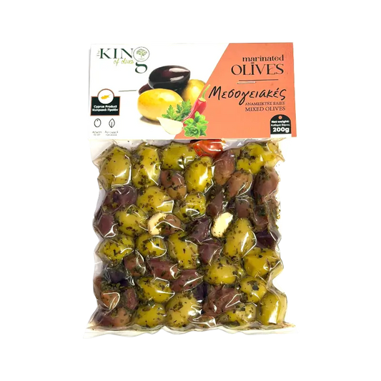 The King of Olives – Marinated Mixed Olives