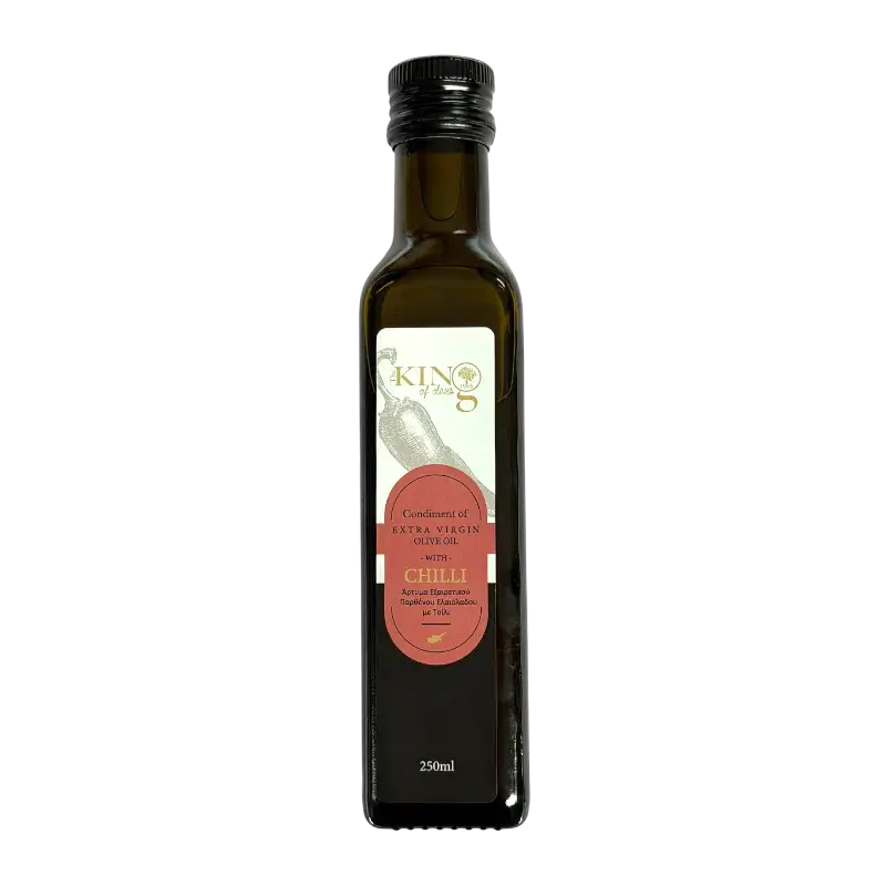 The King of Olives – Extra Virgin Olive Oil with Chili