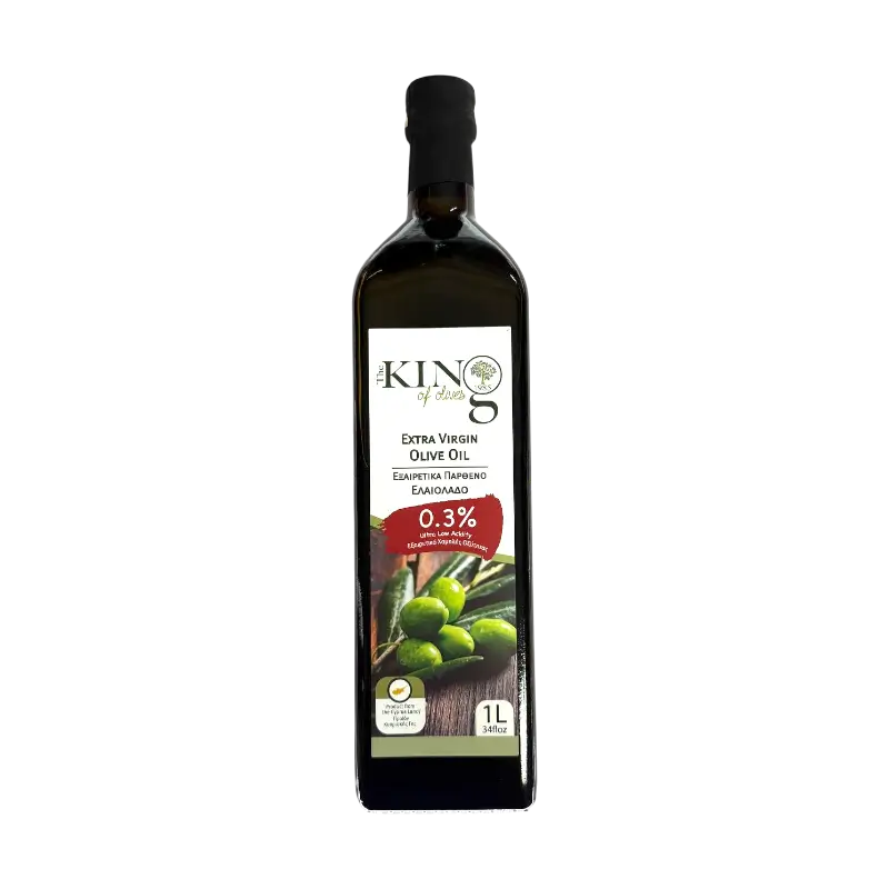 The King of Olives – Extra Virgin Olive Oil 0.3%