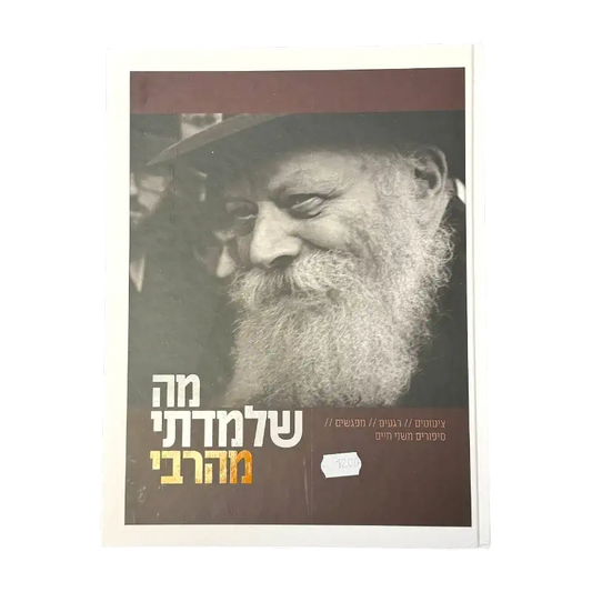 “What I Learned from the Rebbe” (מה שלמדתי מהרבי) – Hebrew Book