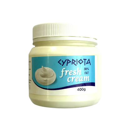 Cypriota Kosher Fresh Cream Dairy Product 38% Fat 400g