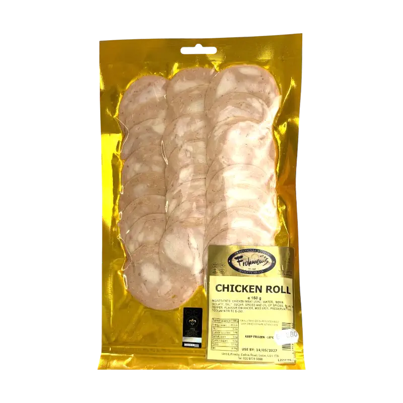 Frohman’s Kosher Chicken Roll Sliced Poultry Cold Cuts 150g