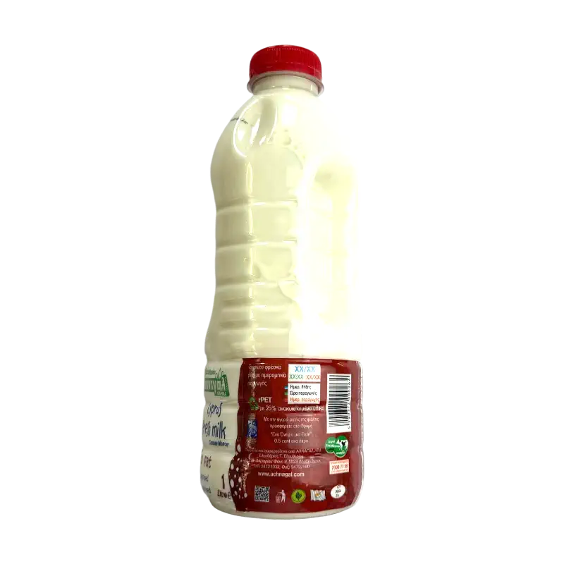 Achna Kosher Fresh Milk 3% Fat Dairy Drink 1L