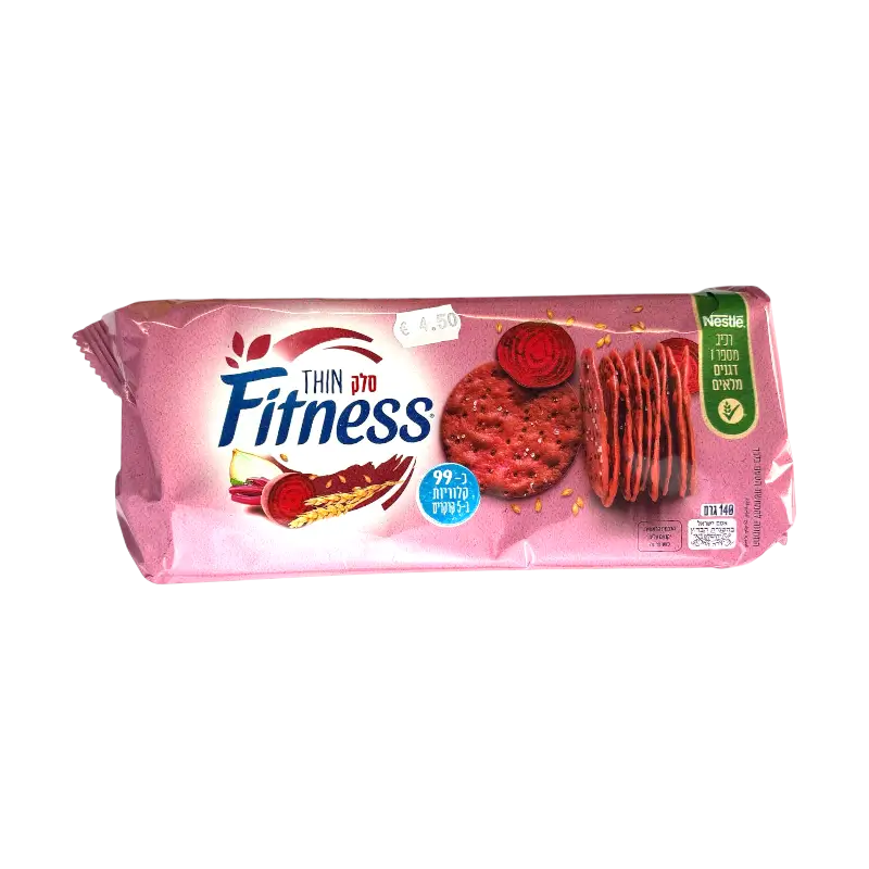 Nestlé Fitness Thin Beetroot Whole Grain Crackers 144g