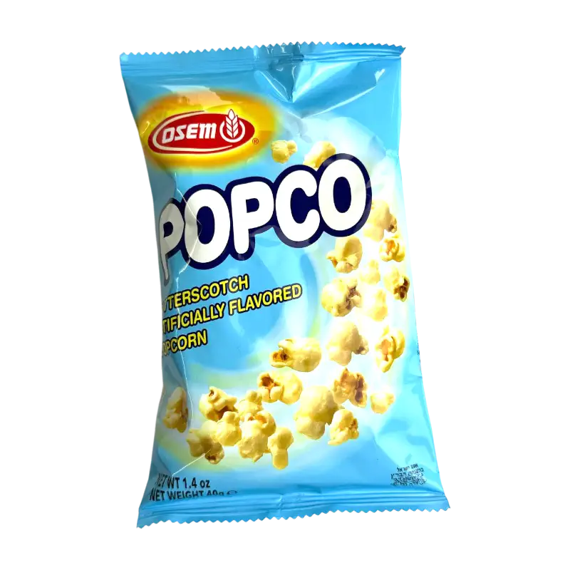 Osem Popco Butterscotch Artificially Flavoured Popcorn 40g