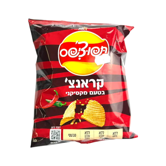 Strauss Group Tapuchips Crunch Mexican Flavour Ridged Potato Chips 50g