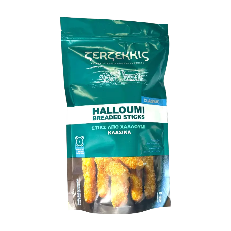 Zerzekkis Halloumi Breaded Sticks Classic 450 g