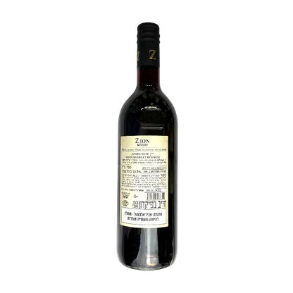 Zion Noblesse Kiddush Sweet Red Wine