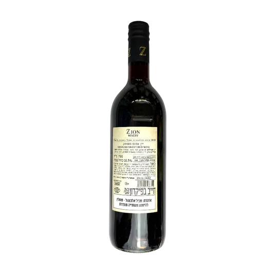 Zion Noblesse Kiddush Sweet Red Wine