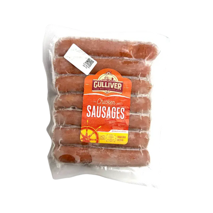 Gulliver Chicken Sausages with Paprika – Frozen Poultry Sausage (650 g)